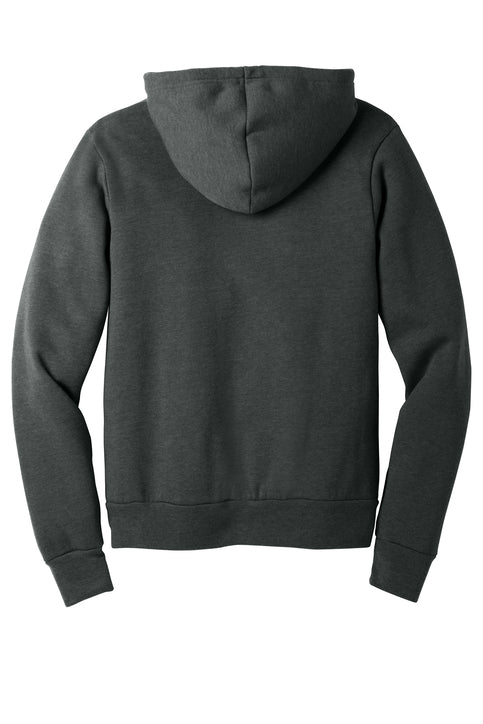 Black hoodie on a white background