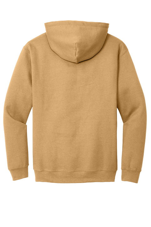 old gold hoodie back view