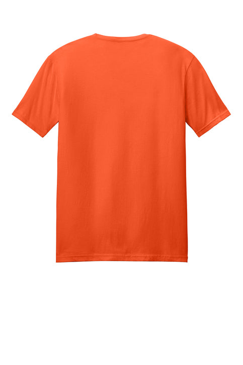 Team Lingenfelter men's C8 Carbon Flash orange T-shirt with a soft fabric and back design, casual men's clothing.