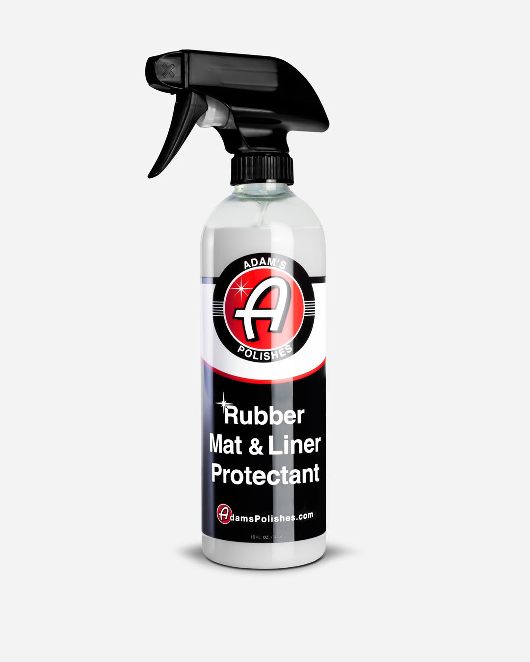 Spray bottle labeled 'Rubber Mat & Liner Protectant' on a white background