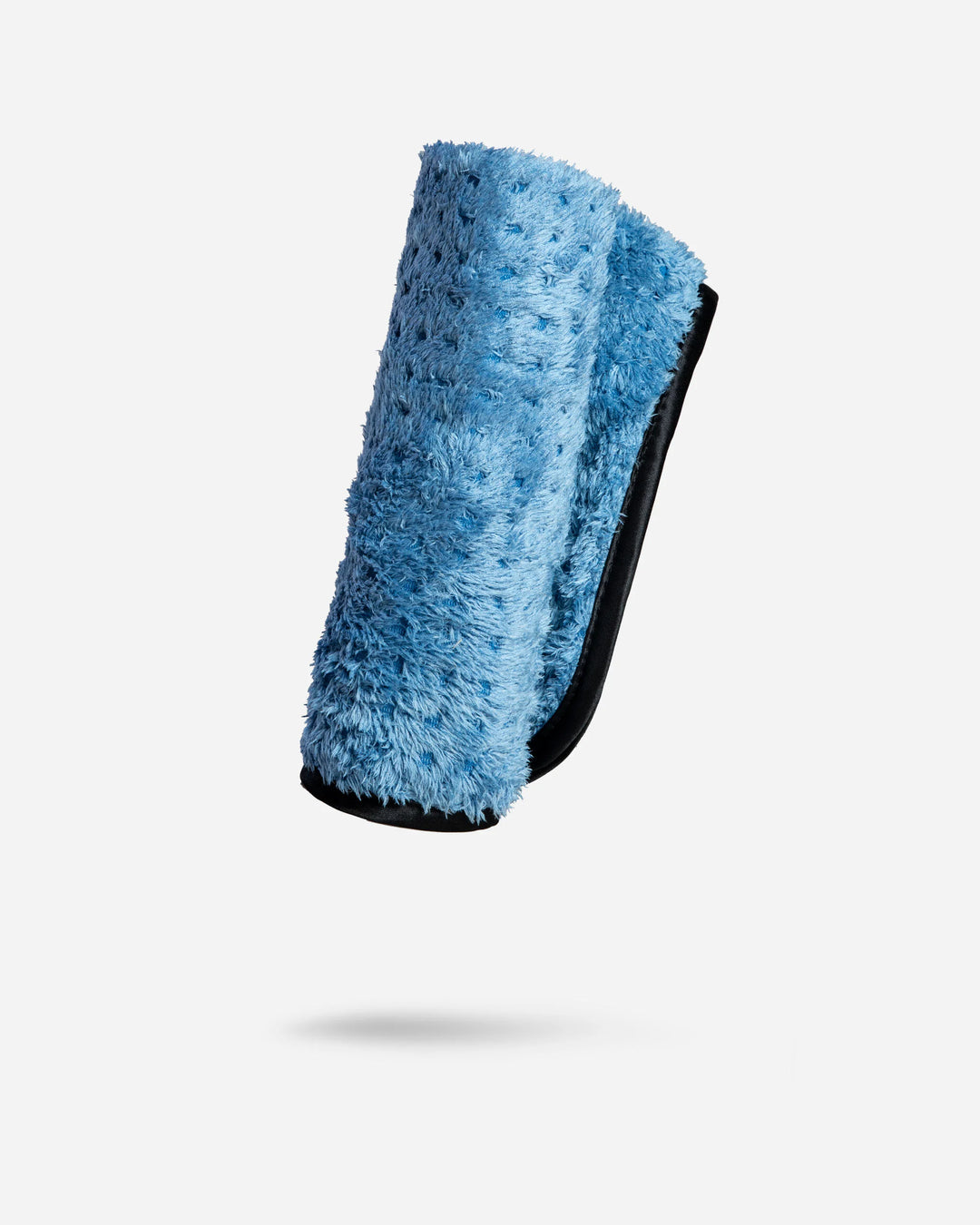 Blue textured wristband on a white background